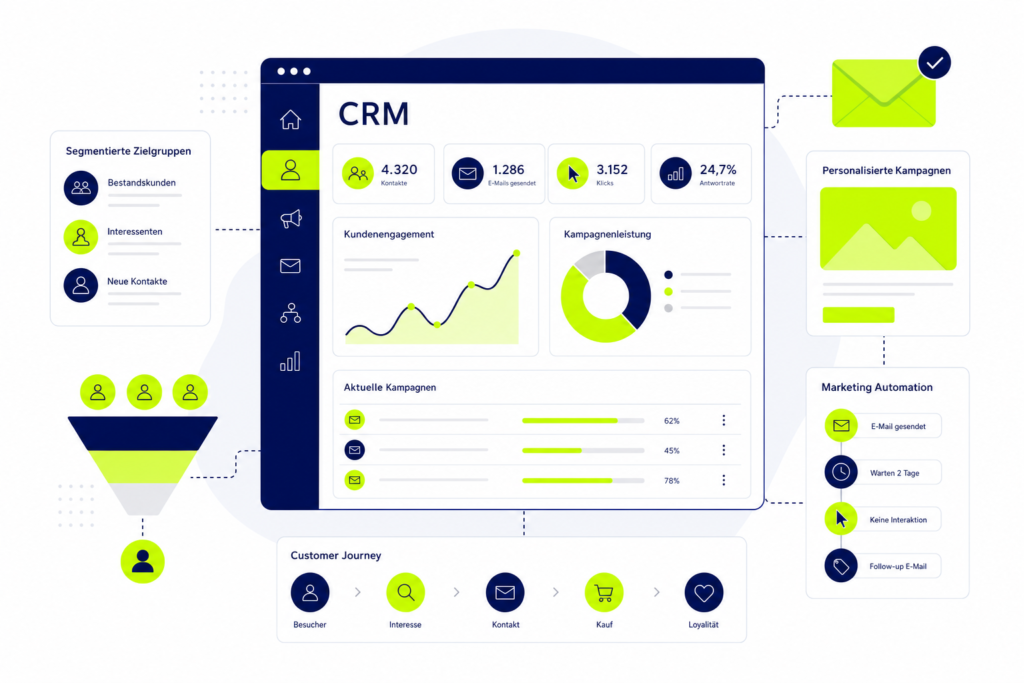CRM Marketing Strategie: Kundenbindung mit personalisierten Kampagnen und Marketing Automation
